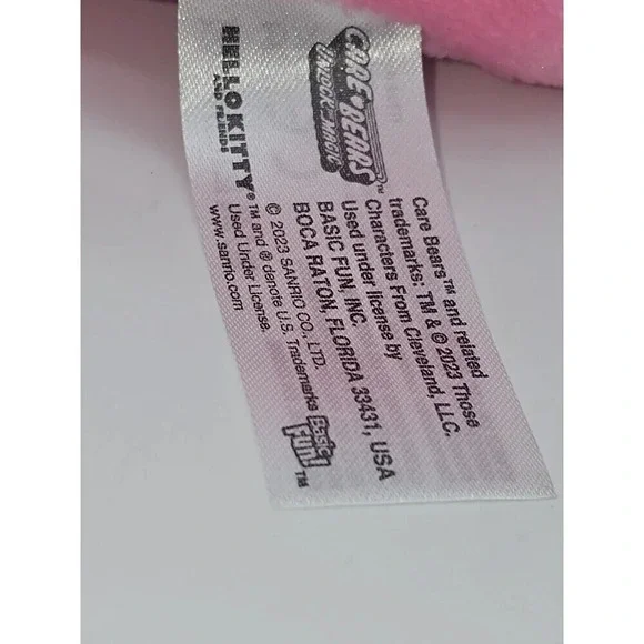 Hello Kitty in Cheer Bear costume - Sanrio x CareBear 9" Plush - NWT - Picture 7 of 12